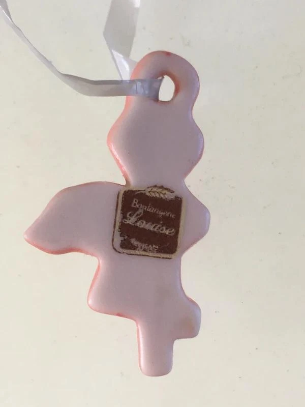 Roze flamingo porseleinen boon die dient als hanger - nieuw – photo 3
